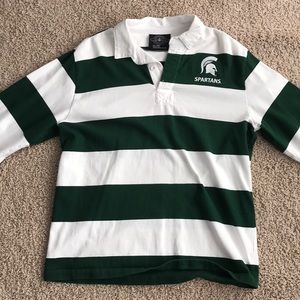 Michigan State Spartans Rugby Long Sleeve Shirt